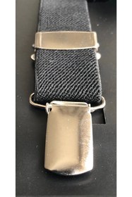 Resim Yage Siyah 2,5 Cm Pantolon Askısı 