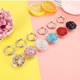 Resim Airtag Uyumlu Anahtarlık & Kılıf - Taşlı Tasarım - 6 Renk 