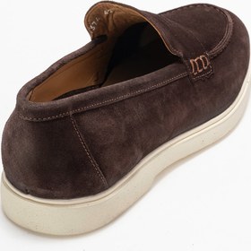 Resim Dericlub Erkek Düz Taban Loafer Gerçek Süet Deri MC 21289 