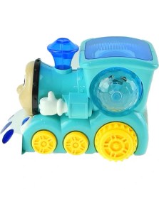 Resim Oyuncak Tren Işıklı Sesli Sevimli Lokomotif 15 cm 