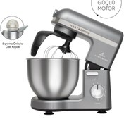 Resim Karaca Hamur Yoğurma MİKSER & Karıştırıcı Püre Çırpma 5LT Mutfak Şefi PRO Çift kollu aparat 6 Kademe1500W 