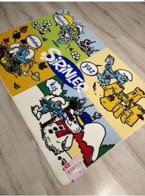 Resim Şirinler Saray Kids Buklejel 3176L Çocuk Halısı 100X150 Cm Çok Renkli 