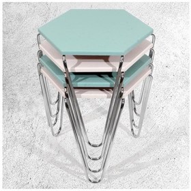 Resim Piramit 4 Lü Zigon Sehpa (99364804) 