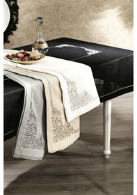 Resim Nazik Home Santa Masa Örtüsü Gri 