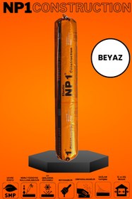 Resim NP1 Polimer Yapıştırıcı Sosis Construction Beyaz 290 ml 