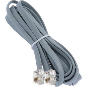 Resim Telefon Kablosu 6P6C Kablo 6 Pinli Soketli Telefon Kablosu 40 M 