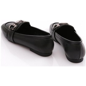 Resim Dgn 5027 Kadin Loafer Ayakkabi 5027-1423-R1534 Siyah 