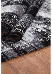 Resim Lynosse Siyah Halı Yumuşak Oturma Odası Salon Çocuk Odası Mutfak Siyah 