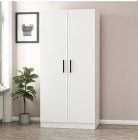 Resim Tdesıgno Hira Giyinme Dolabı - Çok Amaçlı Dolap - Gardırop 80 Cm Beyaz 