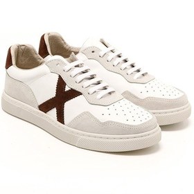 Resim Sneaker Günlük Kadın Rc-25y-006-m44 John May Beyaz Cilt-bordo Süet Beyaz Cilt-bordo Süet Beyaz - Bordo 