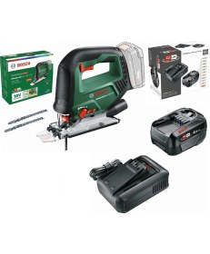 Resim Bosch Advanced Saw 18V-140 Solo Dekupaj Testere 0603013000 + Bosch 18V 4AH Akü + Şarj Aleti 1600A031T6 