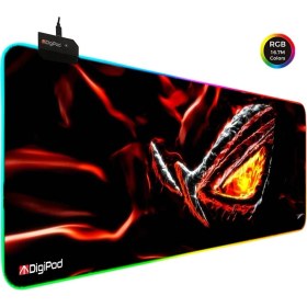 Resim Digipod RGB Gaming Oyuncu Mousepad Kaymaz Taban 70 X 30 4mm Kalınlık ROG 