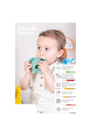Resim My Reality Fashion Koyu Yeşil Bebek Silikon Diş Kaşıyıcı 
