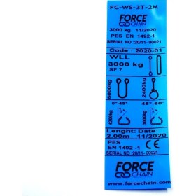 Resim Polyester Gözlü Sapan 3ton 2mt 