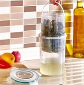 Resim CONAHOME BUFFER® Zeytin Turşu Sebze Yıkama Kutusu Klipsli Kapaklı Saklama Kabı 