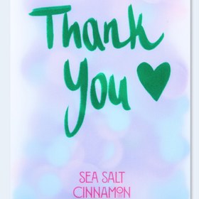 Resim "Thank You" Konfetili Kart-4'lü 