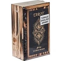 Resim NY Home Star Oyun Aletleri Tarot Oyun Kartı Ahşap Kutulu 