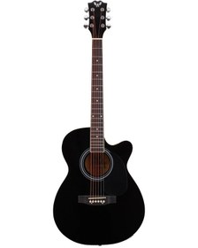 Resim Angel Afg100-Bk Siyah Akustik Gitar 