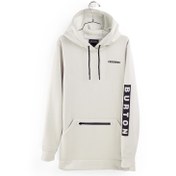 Resim Burton Oak Long Pullover Hoodie Kadın Beyaz Sweatshirt 
