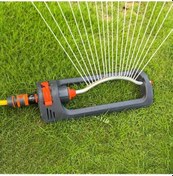 Resim Willowhaven Turuncu Gri 19 Delikli Döner Başlıklı Ayarlanabilir Bahçe Sulama Fıskiyesi 