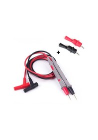 Resim 1000v 20a Silikon Tel Evrensel Prob Testi Dijital Multimetre İğne Ucu İçin Pin Silicone B 