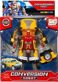 Resim Mey İthalat 1:32 Sesli Ve Işıklı Dönüşebilen Robot 