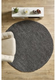 Resim Modern Desensiz Gri Halı Salon Halısı Oturma Odası Halısı Çocuk Halısı Yumuşak Halı Yuvarlak Gri 