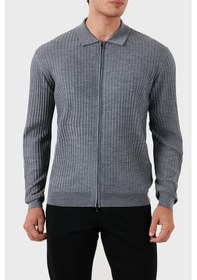 Resim Emporio Armani Erkek Hırka Em000265 Af10460 O8003 Gri Gri 