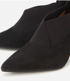Resim Hotiç Kadın Süet Deri Streç Detaylı İnce Topuklu Stiletto 01ayh315480a100 01ayh315480a100 Siyah 