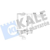 Resim Kale 352995 - Evaporatör Al/pl/brz Kangoo-grand Kangoo Evaporatör 