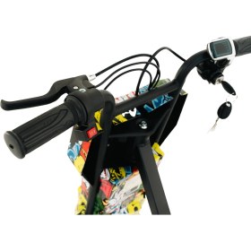 Resim T-Scooter Drift Car Elektrikli Kaykay Hoverboard Sarı Grafiti 