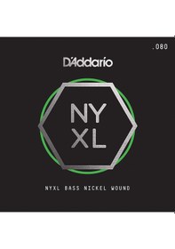 Resim D'addario Nyxl Bass Nickel Wound Singles .080 - Nyxlb080 Bas Gita 