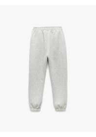 Resim Koton Beli Lastikli Cepli Basic Jogger Eşofman Altı Gri 6wkg40118ak Gri 