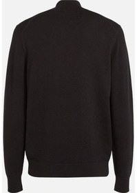 Resim Waffle Texture Q-zıp Siyah 