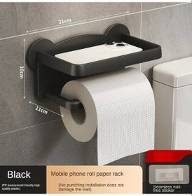 Resim Rulo Tutucu Braketi Duvara Monte Tuvalet Kağıdı Tutucu Mutfak Gri 