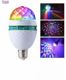 Resim E27 Renkli Led Döner Başlıklı Disko Topu Ampul 3 W 1 
