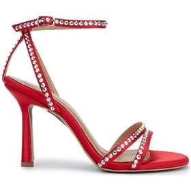 Resim Tamer Tanca Kadın Vegan Kırmızı Topuklu Ayakkabı 891 402 Bn Ayk Y25 Kırmızı Kırmızı 