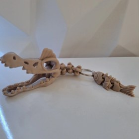 Resim 4’lü Dinozor Iskeleti Anahtarlık Seti – Fosil Temalı 