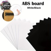 Resim Kendi Yapım Projeleri için ABS Plastik Levha Seti - Çoklu Kalınlık Seçenekleri (0.5mm, 1mm, 1.5mm, 2mm, 3mm) ile 1 adet Model Levha Malzemesi - Dayanıklı, Kesilmesi ve Şekil Verilmesi Kolay, Modelleme, El Sanatları ve Mühendislik için Çok Yönlü Levha 