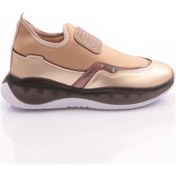 Resim Dgn 2067 Kadin Üstü Taş Süslemeli Spor Ayakkabi 2067-2026-R0152 Bej 