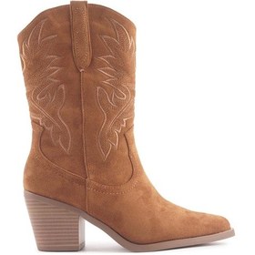 Resim Butigo 24k-1002 4pr Taba Kadın Kovboy Bot 000000000101924963 Taba 