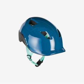 Resim Decathlon Btwin 500 Çocuk Bisiklet Kaskı Mavi 
