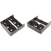 Resim 2 Parça 5.25 Inç Sabit Disk Için 2,5 / 3.5in Defne Montaj Braketi Pc Dizüstü 