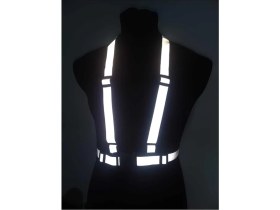 Resim Caro (136) Motorsiklet Reflektörlü Yelek Scooter Reflektör Yelek Bisiklet Reflektif Yelek ile Uyumlu 