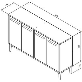 Resim Marden Konsol; Tv Sehpası C&M 