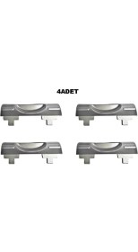 Resim Geseus Motek Çamaşır Sepeti Yedek Açma Kapama Buton,düğme 40LT-80LT 4 Adet 