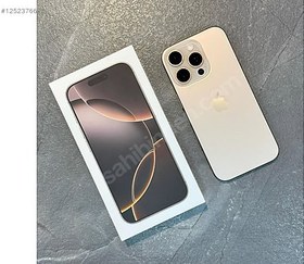 Resim Apple iPhone 16 Pro İkinci El TR | 128 GB | Çöl Titanyum 