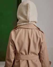 Resim Örme Çocuk Balaclava Bere Taş - Taş / 4-9 Yaş 