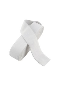 Resim Çamaşır Don Etek Bel Paça Bebe Lastiği Yassı Yumuşak Bel Lastik 10 Metre Beyaz-4.5 Cm 