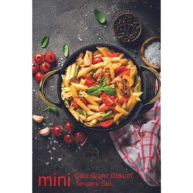 Resim Gold Granit Döküm Güveç Tencere Set 6 Parça 16-18-20 cm E0023 